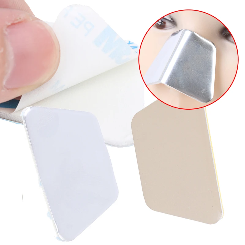 

1 шт. 6*3,5*3,5 см самоклеящаяся алюминиевая пластиковая шина для носа, ринопластика, шина для носа, шина для перелома носа, трапециевидная шина