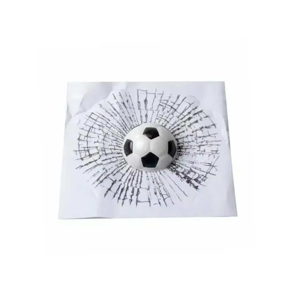 

Funny Self Adhesive 3D Car Stickers Waterproof Strong Adhesion Car Window Stickers Broken Glass Sticker Gift Ideas