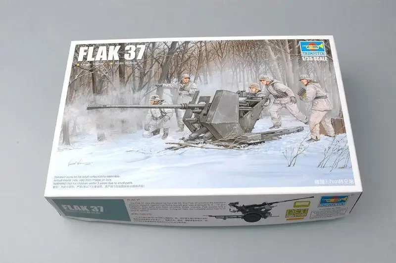 

Trumpeter 02310 1/35, немецкий комплект пластиковых моделей FLAK 37, 3,7 см