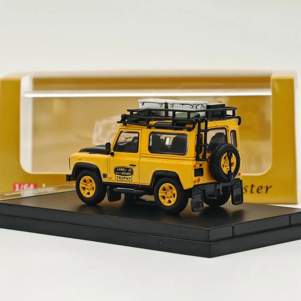 1:64 Scale Master Defender 90 Camel Cup Diecast Toys Car Models Miniature Vehicle Hobby Collectible Gifts