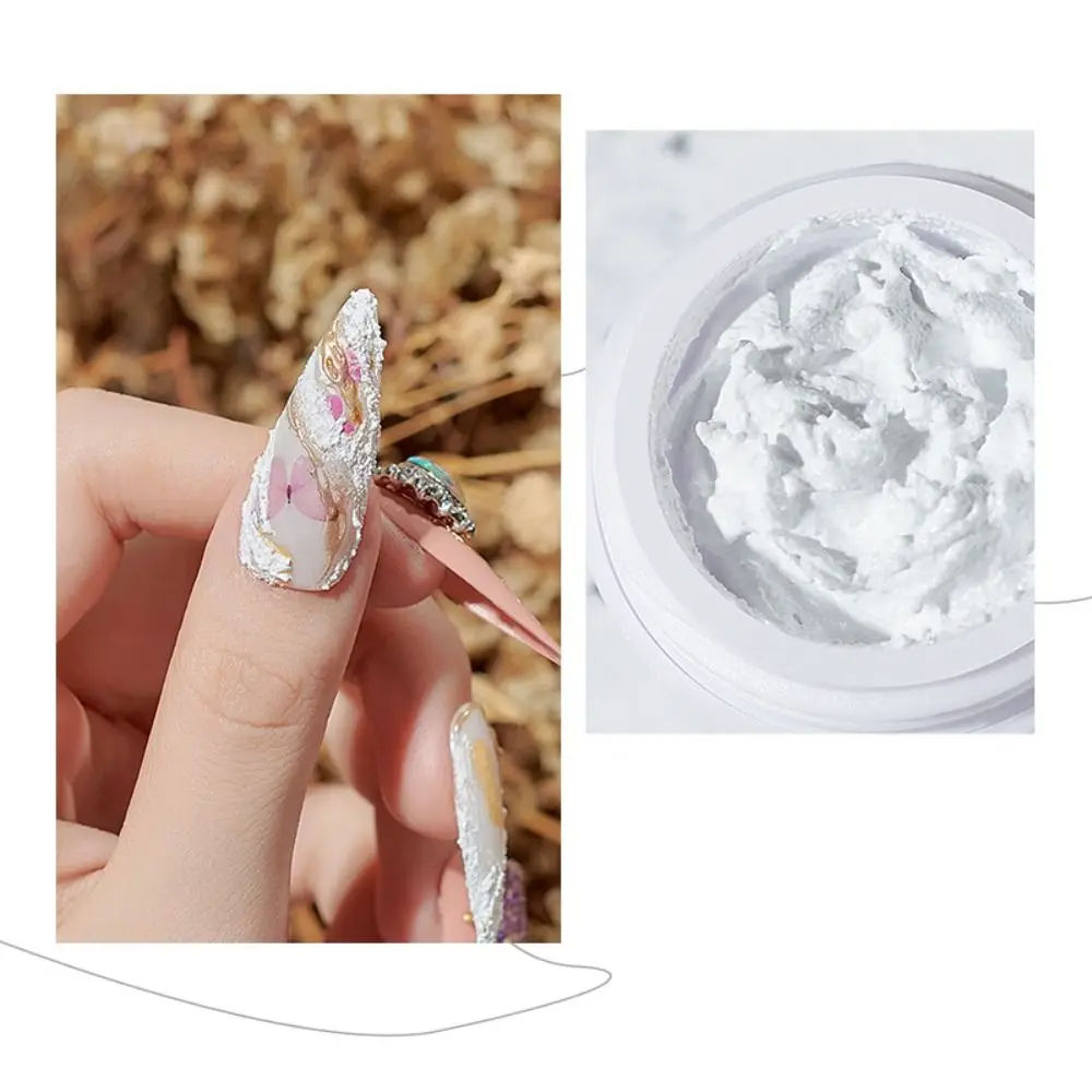 Accessories Nail Art Decoration Nail Polish Nail Relief Plaster Gel Painted Carved Gel Black White Cream Phototherapy Adhesive