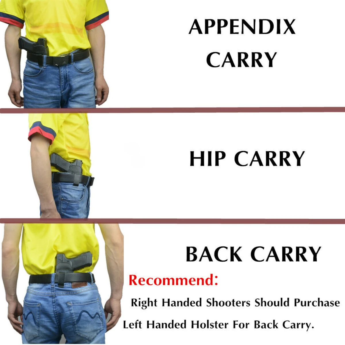 حافظة جلدية تكتيكية يسار يمين لحافظات المسدس الادسنس المخفية لـ Glock17 19 43X Sig P365 9 مللي متر ملحقات الصيد