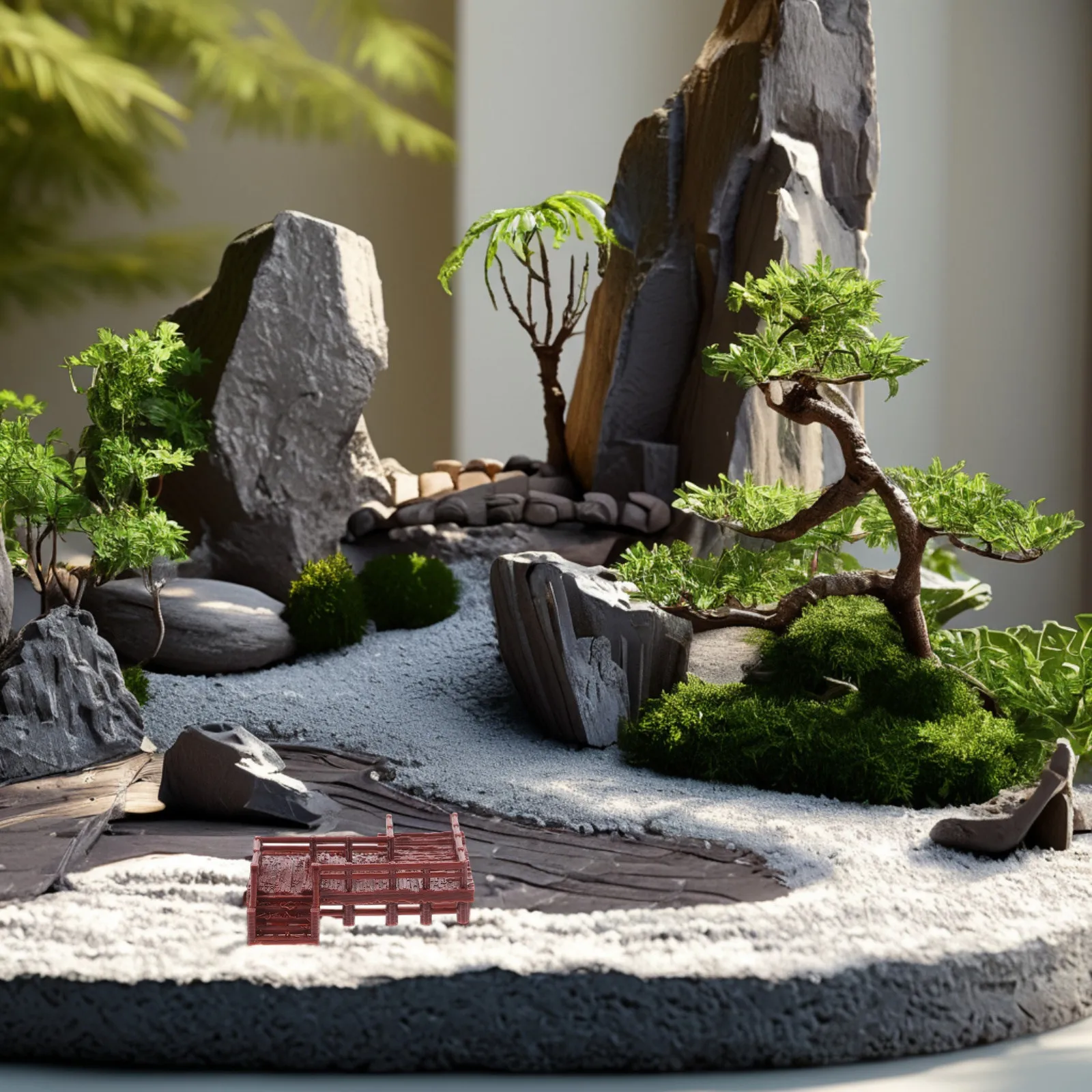 ミニチュア中国アーチ橋飾りヴィンテージスタイル盆栽庭園装飾妖 - Bonsai Garden With Sand のレビューと価格