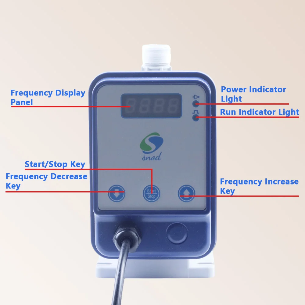 1-20 L/H Electromagnetic Diaphragm Metering Pump Dosing Pump for Chlorine Dioxide Disinfectant Acid And Alkali