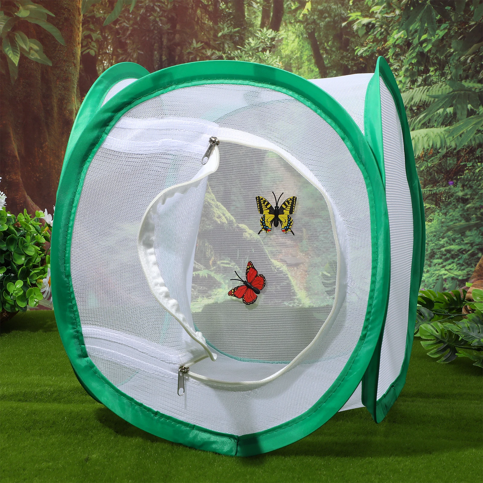 

Folding 30X30X30Cm Mosquito Net Box For Plant Cultivation Indoor Outdoor Multi-Functional Bug House Foldable Insect Habitat
