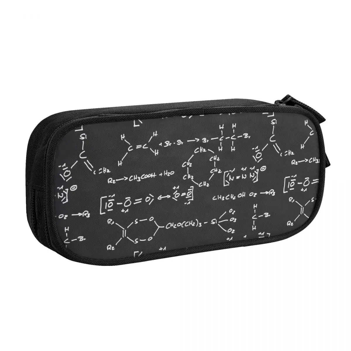 Chemical Science Formula Writing Pencil Case for Girl Boy Big Capacity Science Atom Structural Pen Bag Box Stationery