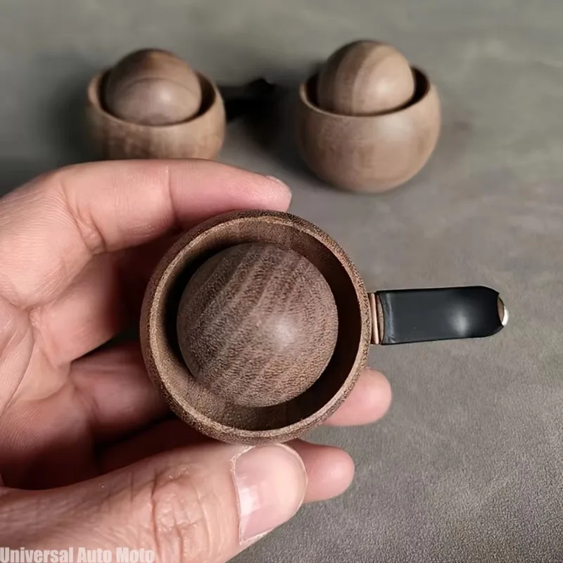 Difusor de Óleos Essenciais para Carro e Casa - Feito de Madeira, Mini Difusor de Fragrância Natural, Adequado para Quarto, Sala de Estar e Banheiro