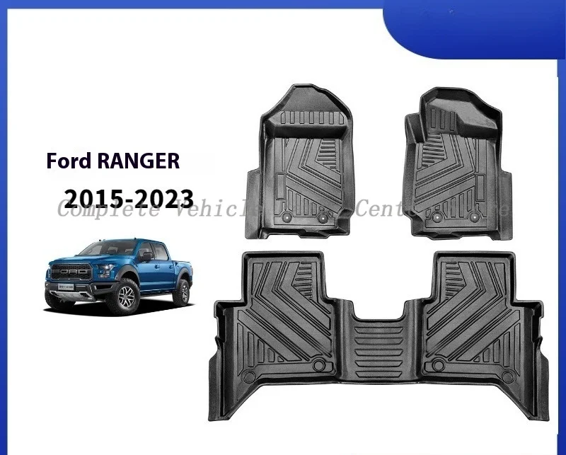 

Высококачественные автомобильные коврики из ТПЭ для Ford Ranger с правым рулем, водонепроницаемые, прочные