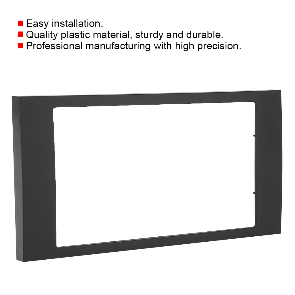 2Din 7in Car DVD Stereo Navigation Fascia Frame for Ford Fusion 2006-2011 Transit Fiesta Custom ABS Radio Trim