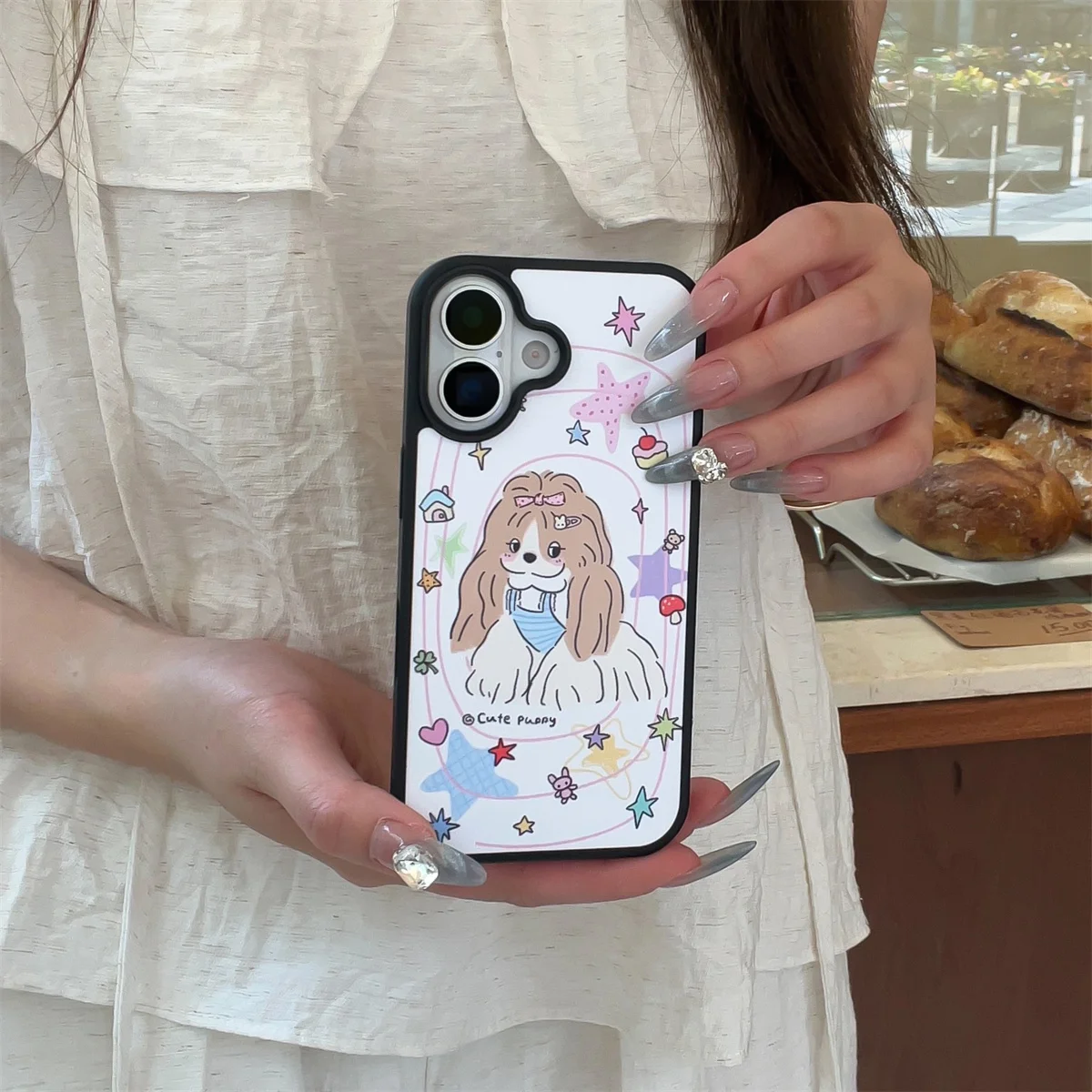 

iphone 15 case New Cute Cartoon Fashion Girls Phone Case For iPhone 16 15 14 13 Pro Max fundas Protective cover