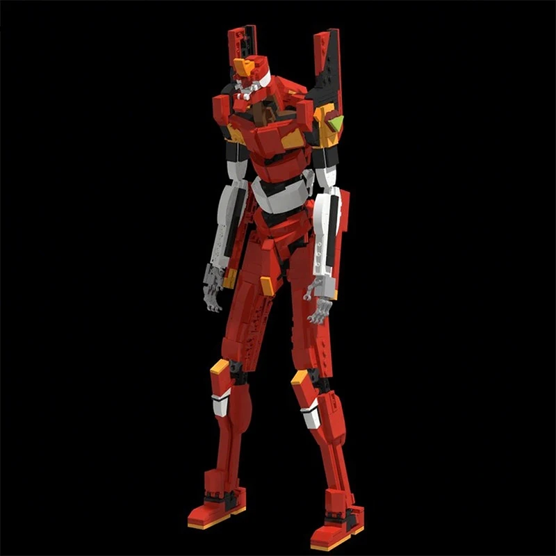 

929 шт. MOC Evangelioner Unit 02 модель модульная сборка DIY строительные блоки развивающие игрушки для детей подарок на день рождения