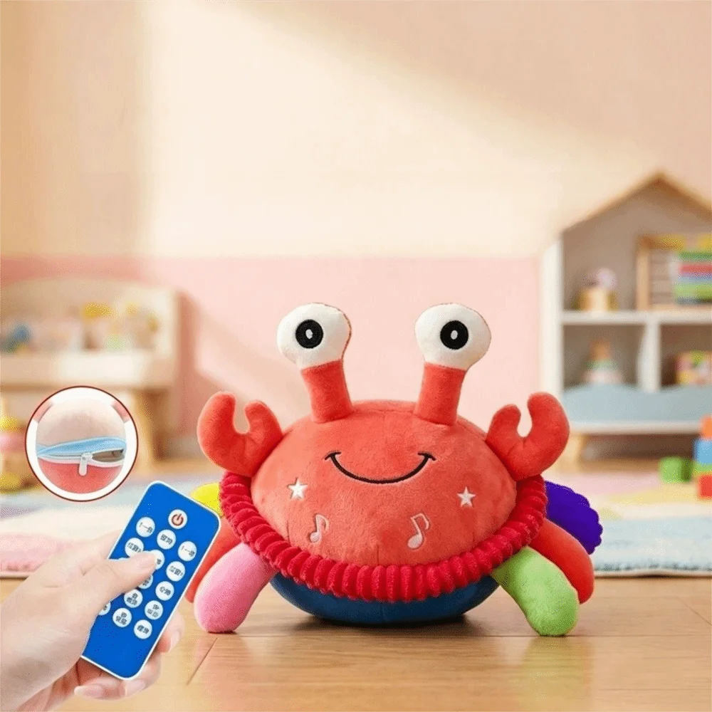 Jumping Crab Talking Function Rechargeable Interactive Moving Optional Remote Control Jumping Motion Talking Crab