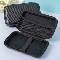 Handheld Game Console Bag for ANBERNIC RG35XX H Protective Case Shockproof Portable Organizer Bag Black