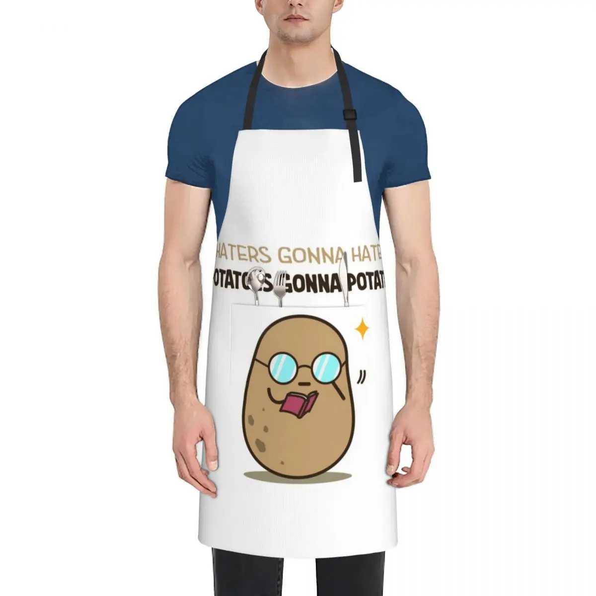 Potatoes gonna potate Apron Nursing Men's Kitchen Apron