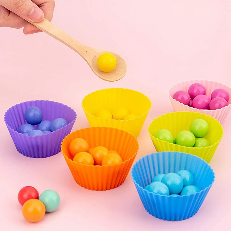 حبات خشبية للأطفال ، لعبة قوس قزح ، لعبة لوح كرة قوس قزح ، حبات مشبك تدريب خشبية ، لعبة لوح ألغاز لثلاث سنوات للأطفال