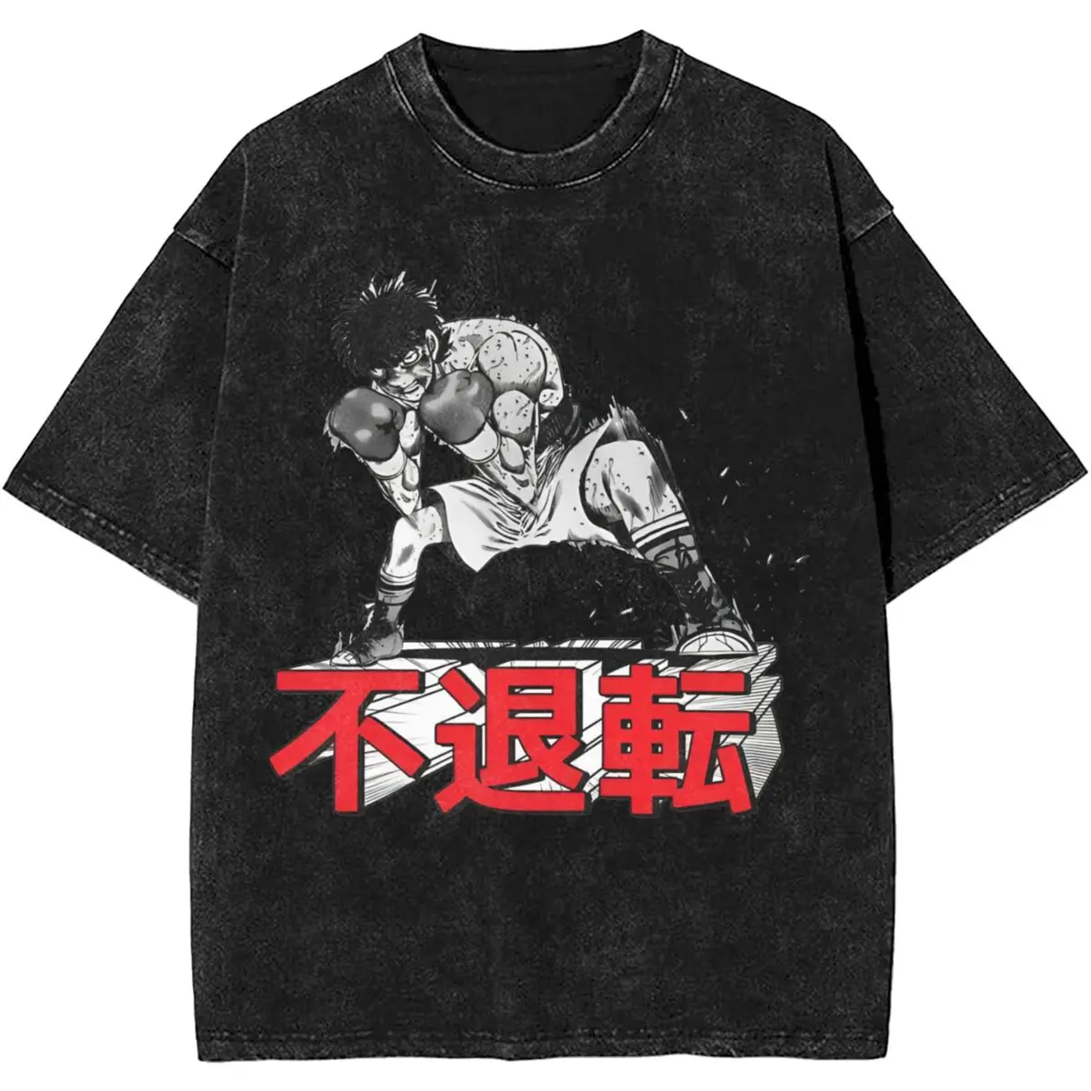 Hot Anime Funny Manga T-Shirt Japanese Anime Print Trending T-Shirts Short Sleeve Vintage Tshirt Summer O-Neck Oversized Tees