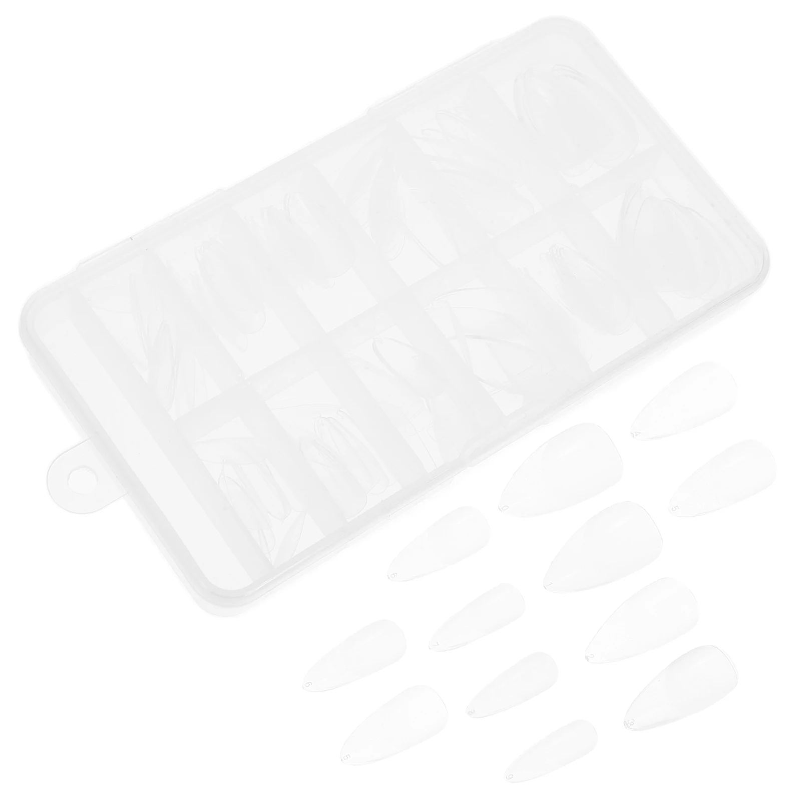 120 pièces faux ongles Transparent amande demi-mat ongles conseils couverture complète presse sur faux ongles faux ongles pour femmes manucure