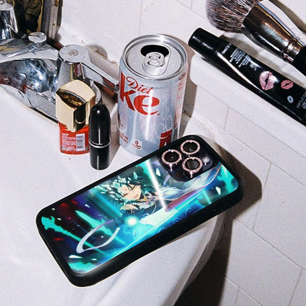 Xiao Genshin Impact Phone Case Strong Magnetic For IPhone 15 14 13 Pro Max Alex Mirror For Magsafe Wireless Charging Cover image 3