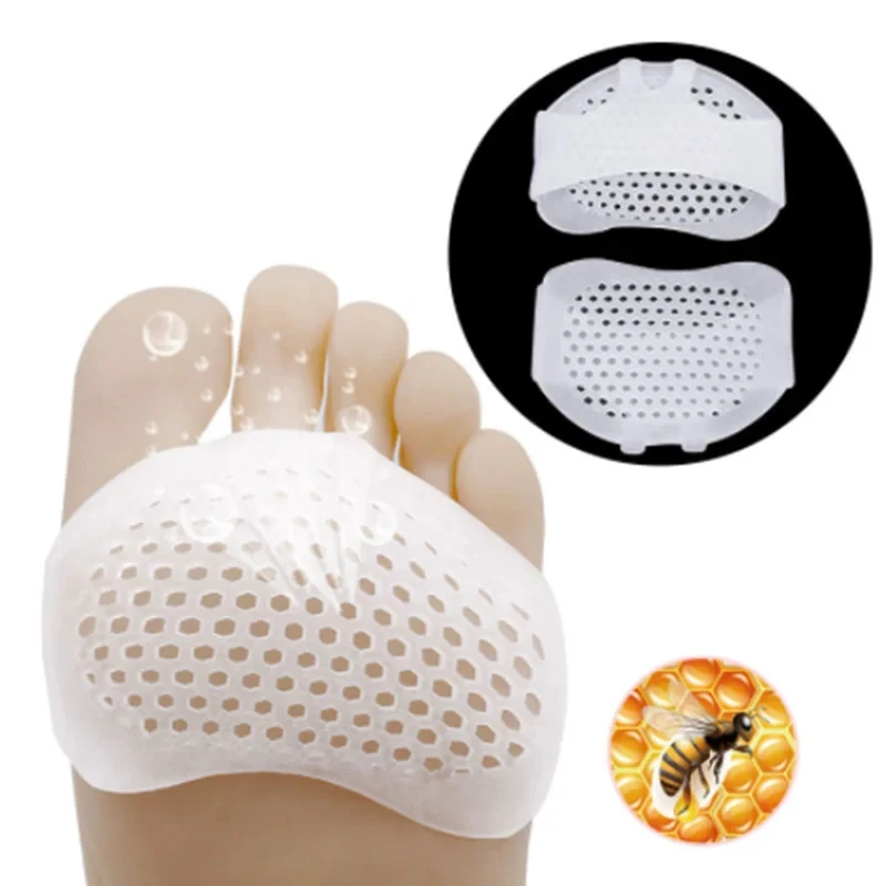 1/2/3/4Pairs Silicone Forefoot Metatarsal Pads Orthotics Foot Care Tools Anti-Slip High Heel Cushion Pad Pain Relief Gel Insoles