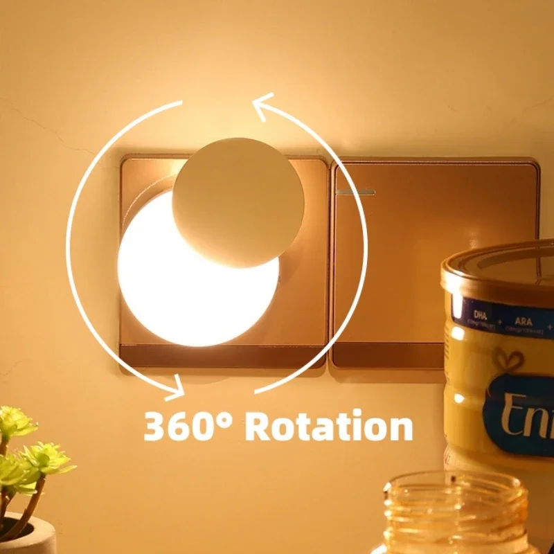 

Поп-светодиодная сенсорная лампа управления освещением, ночные огни, вилка европейского стандарта и США для маленьких детей, гостиной, спальни, коридора, ванной комнаты, лампа