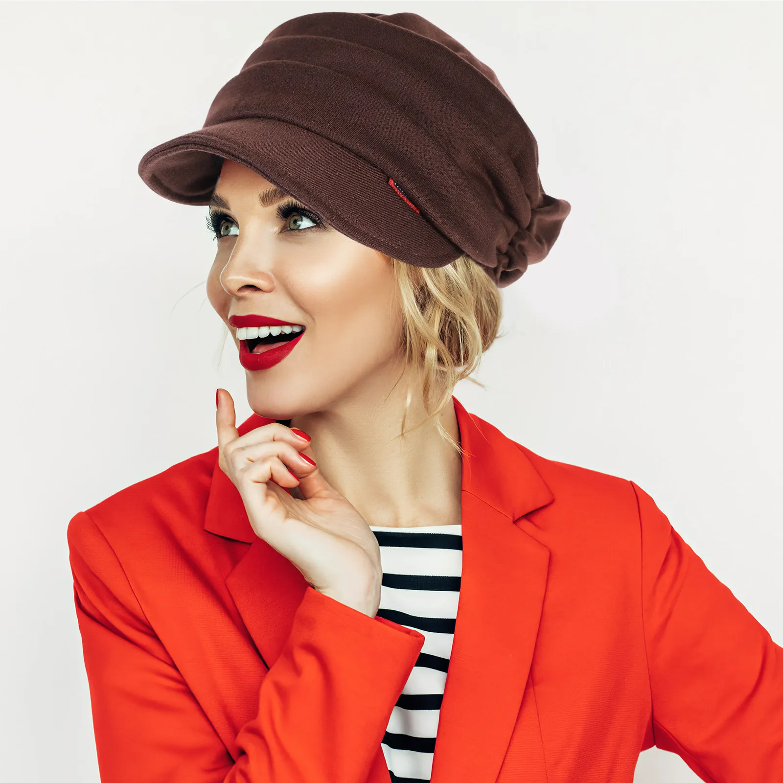 

Стильная женская шляпа из ткани с широкими полями, модная, универсальная, для повседневной носки, идеальна для шопинга, путешествий и офиса