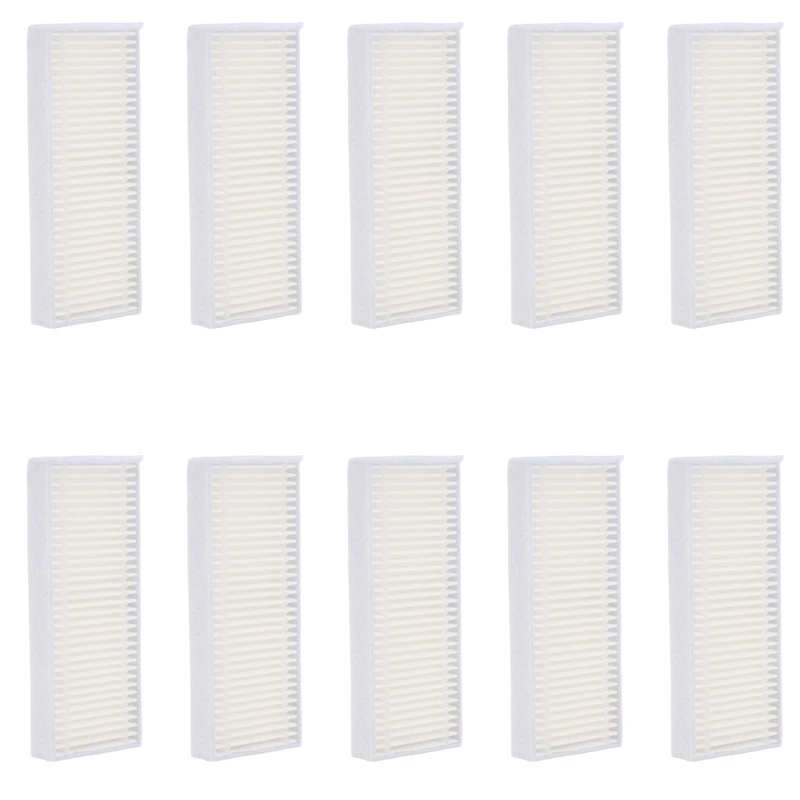 10Pcs Robot Vacuum Cleaner Filter HEPA Filter For Conga Serie 950 Robot Vacuum Cleaner Accessories