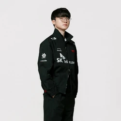 T1 2023 공식 용수철 재킷 유니폼, LCK S13 LOL 레전드 잭 페이커 재킷, 남녀공용 선풍기 웨어, 오버사이즈 패션 탑