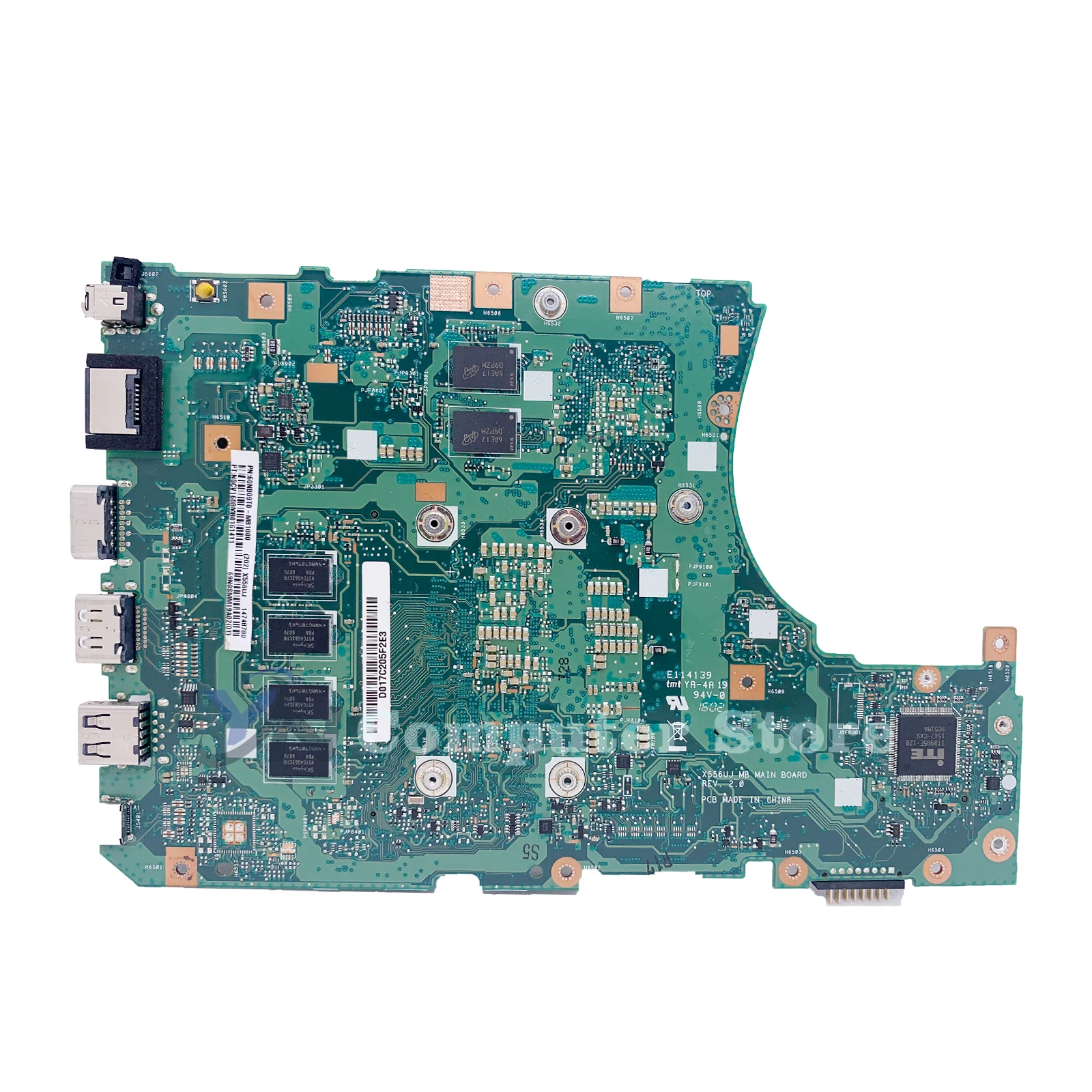 Imagem -03 - Placa-mãe do Portátil para Asus Placa-mãe para Asus A556u X556uq X556urk X556uj X556uqk X556uf X556u i3 i5 i7 Gt930m Gt940m 930mx 940mx