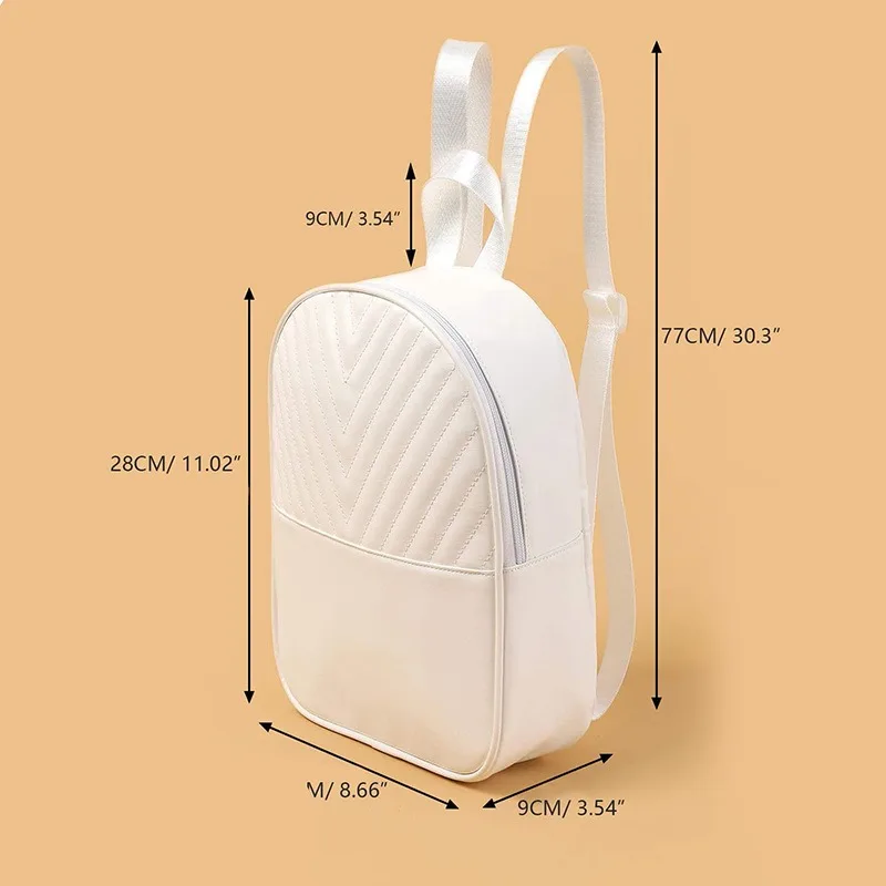 New V-pattern embroidered flower fashion backpack fresh and sweet wind children's small bag casual multi-functional travel bag d