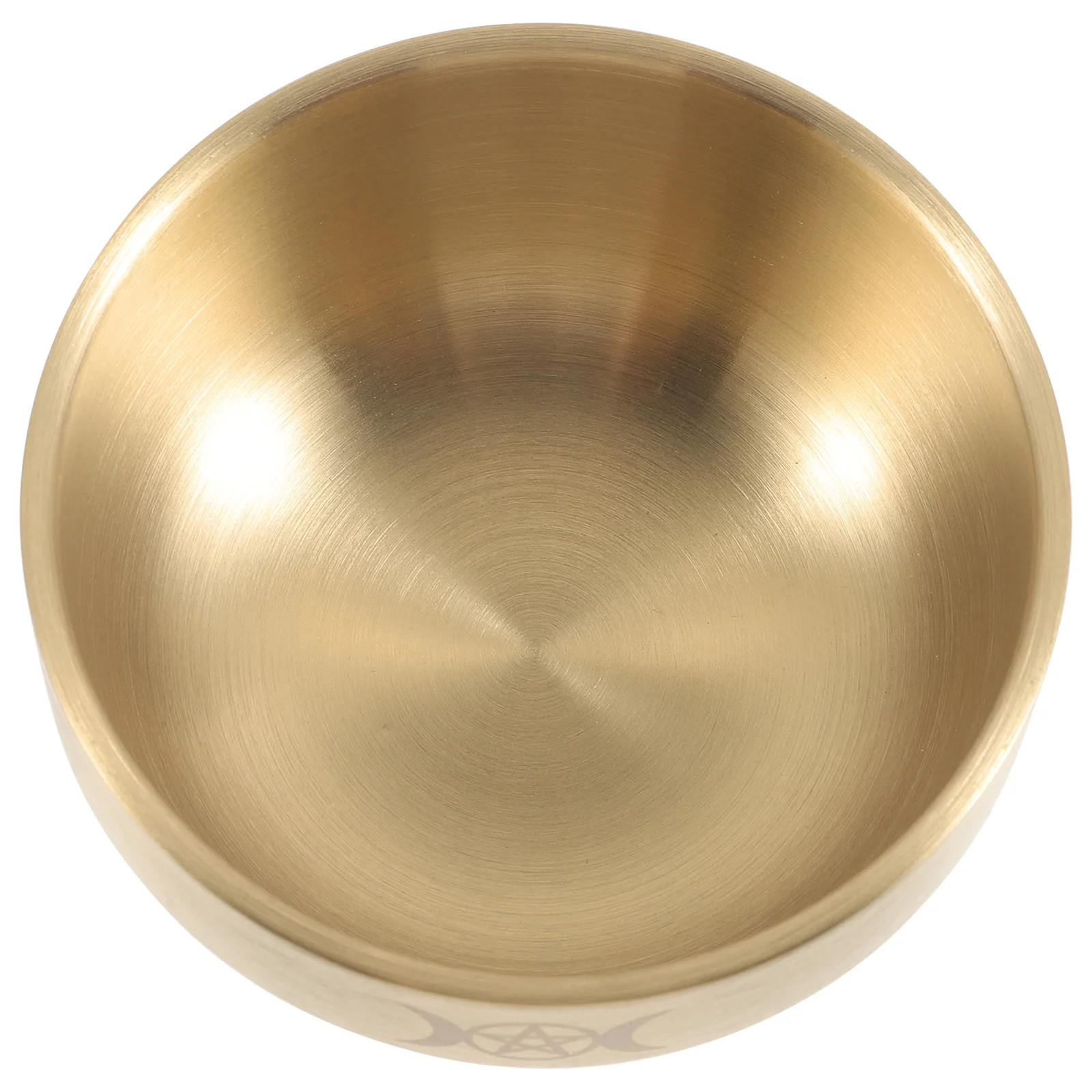 Sacrificial Bowl Pentagram Design Нержавеющая сталь Посуда для поклонения Религиозное украшение для алтаря Домашний храм Использование Sacrifice Prop
