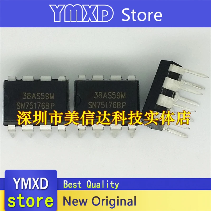 정품 차동 버스 트랜시버, 리시버 칩 재고, SN75176BP 75176B, 로트당 2 개, 신제품