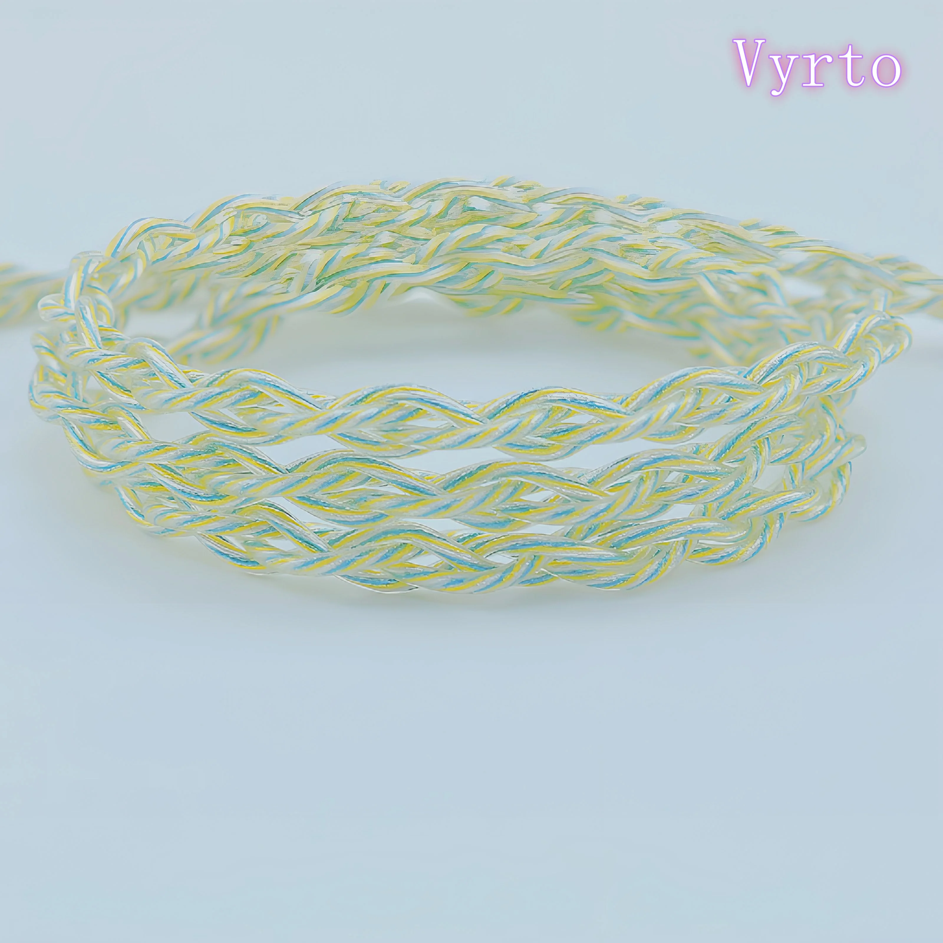 Vyrto-A15 Headphone Upgrade Cable With Gold, Silver And Copper 4-strand Core 0.78 Dual Pin Mmcx Balance 3.5 4.4 Hifi  Iem Cable