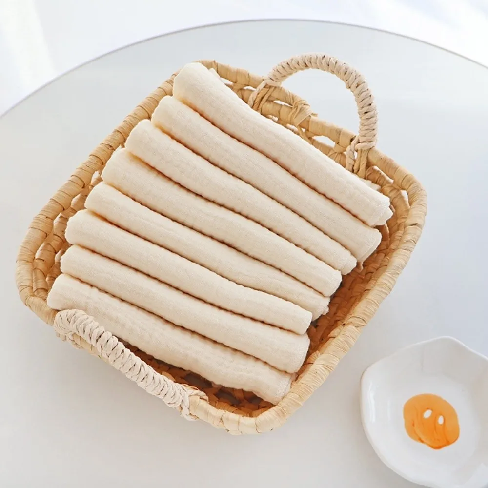 

10 шт., мягкие хлопковые детские подгузники, многоразовые моющиеся тканевые подгузники, дышащие впитывающие марлевые подгузники, уход за ребенком