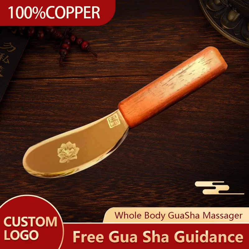 

guasha massage tool scraping board Brass massager copper massgers neck massager body massage tools meridian therapy device TCM
