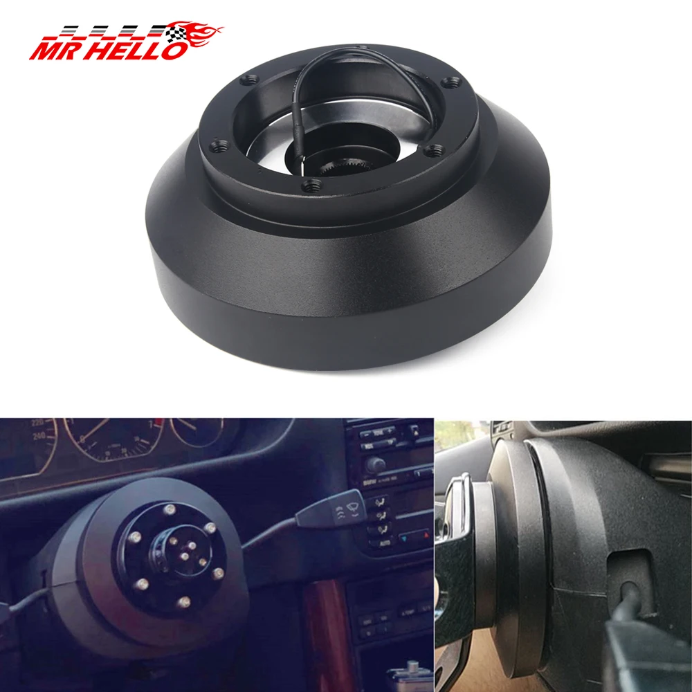 Racing Steering Wheel Short Hub Adapter Kit For BMW E30 3-/5-SERIES 318 325 528 M3 M5 84-90 HUB-KE30H