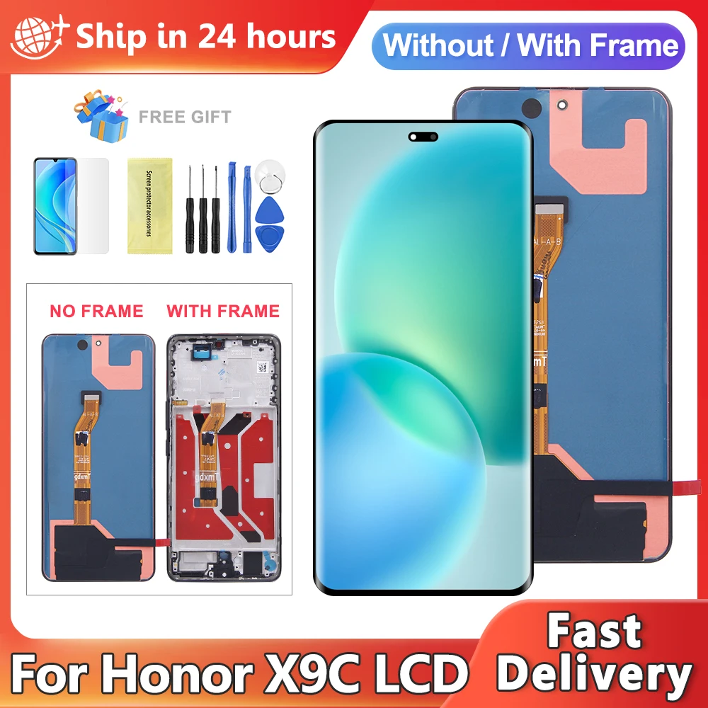 

LCD For Huawei honor X9C BRC-NX1 Lcd Display Touch Screen Digitizer Assembly Replacement with Frame For honor X9C DIsplay
