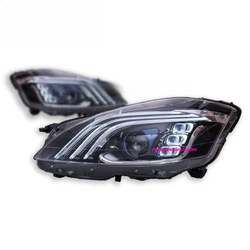 

Автомобильные левые или правые фары для Mercedes Benz S-Class W221, светодиодные фары 2006-2013, DRL, последовательный указатель поворота, дальний ближний свет