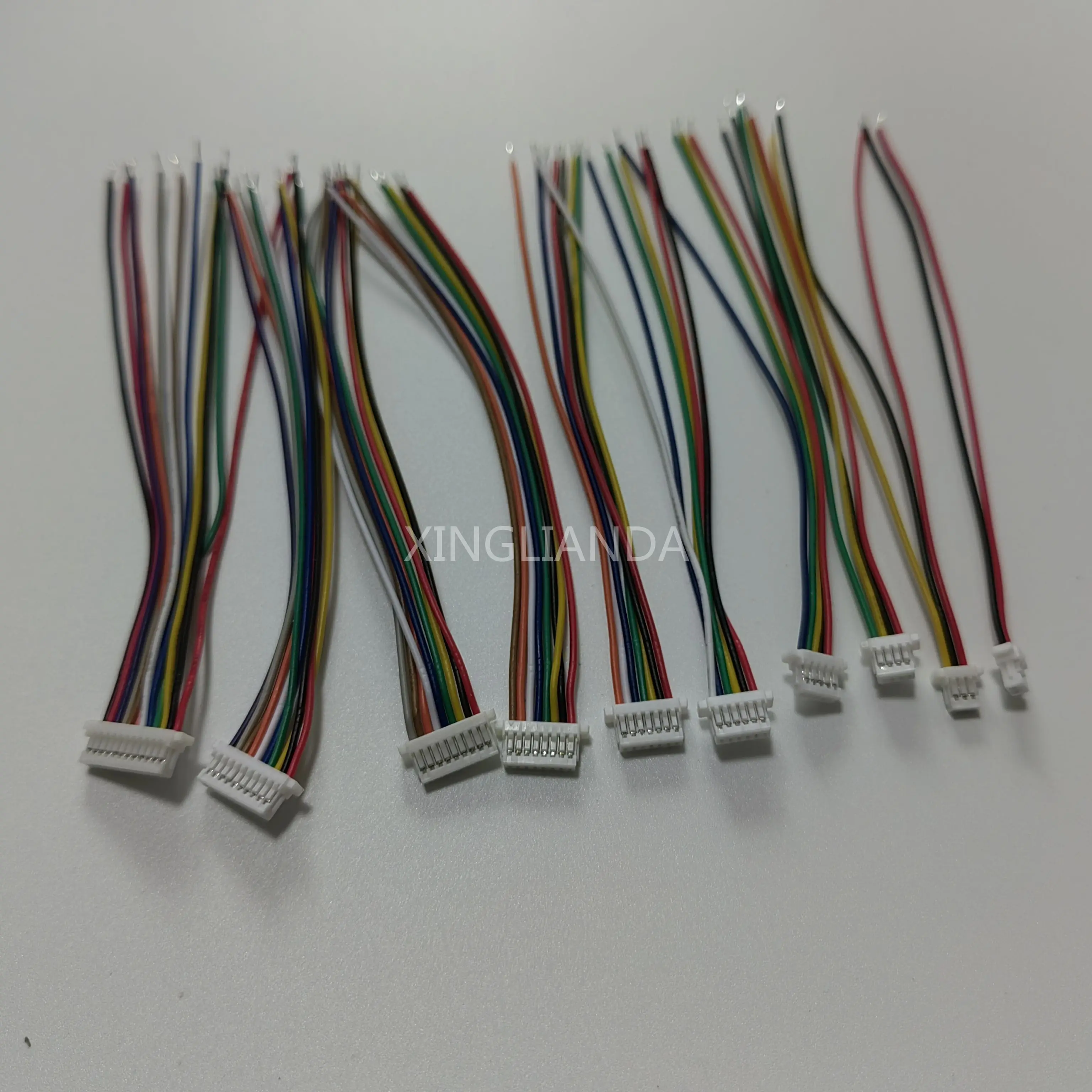 Mini JST SH 1.0mm Pitch single-head Socket Terminal Plug Wire Connector 2/3/4/5/6/7/8/9/10/12P 10CM 30AWG Electronic Wires Cable