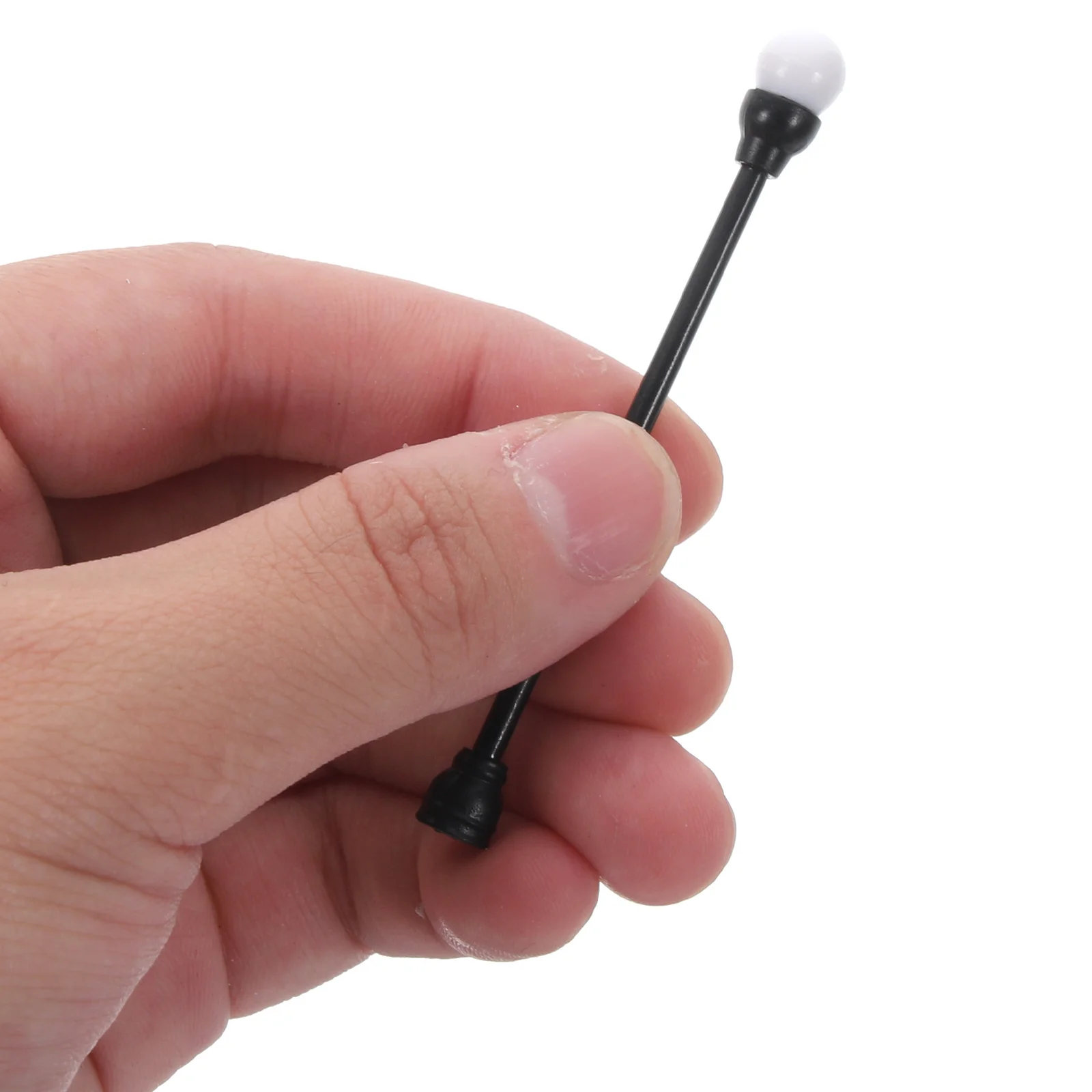 12Pcs Mini Street Lamp Micro Landscape Lighting for DIY Mini House Garden Scene Decorative Road Lamp Park Scene Layout Props