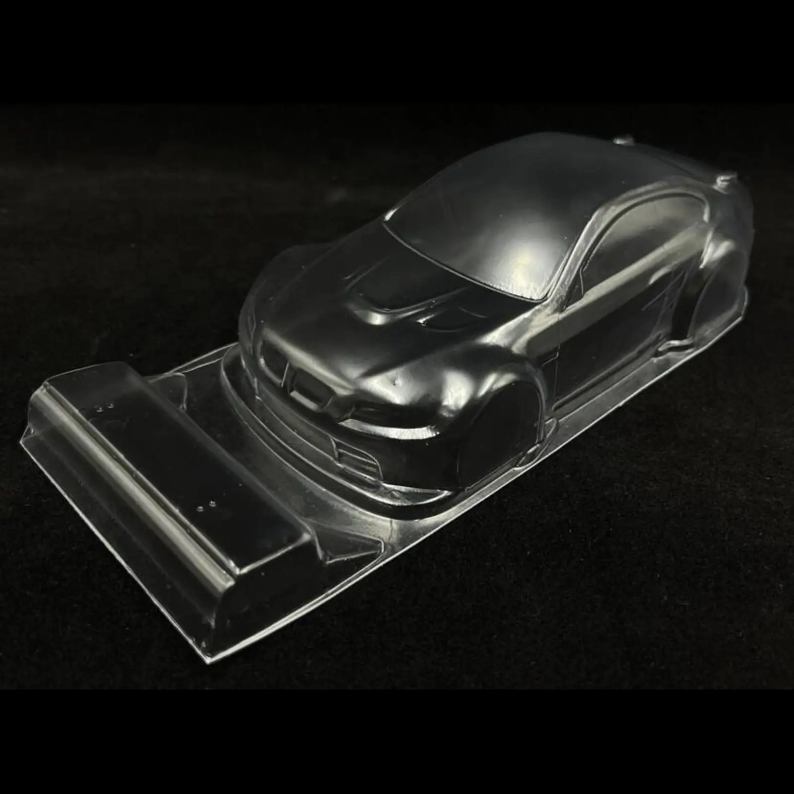 Unpainted 1/28 RC Drift Cars Shell, 1:28 RC Body Shell, Durable 98mm Shell Housing for RC Car 98mm Wheelbase Car Shell