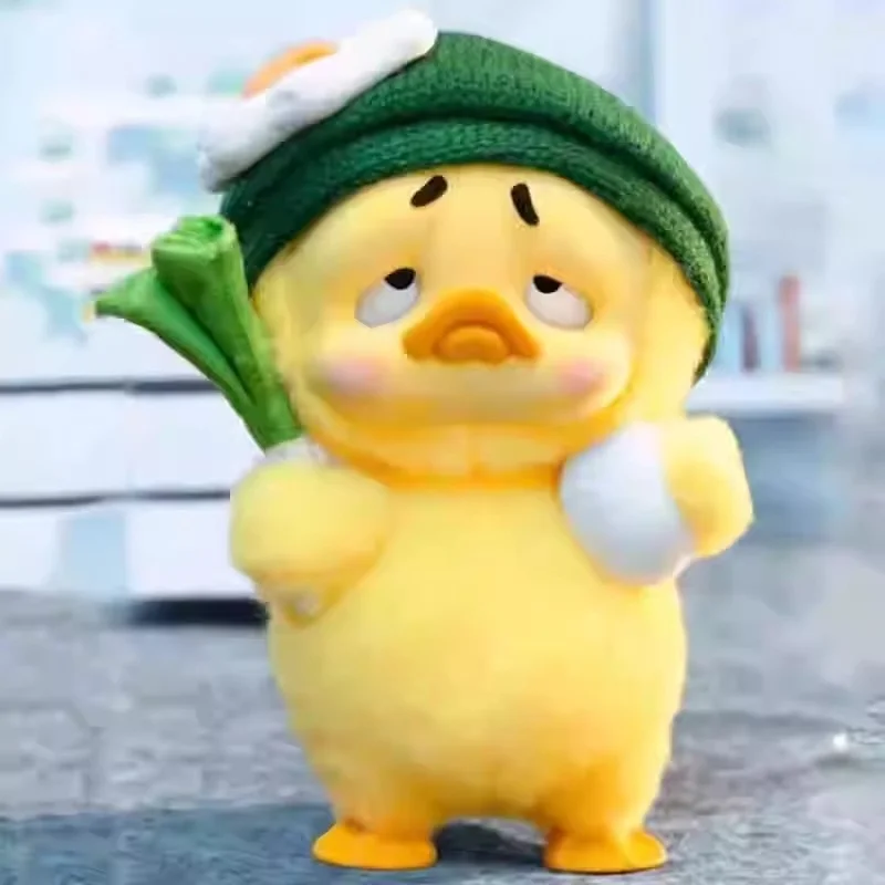 1/6 Upset Duck Work Upsets Me Blind Box Hard Working Duck Mystery Box Surprise Gift Cute Troublesome Duck Action Figure Toy Doll