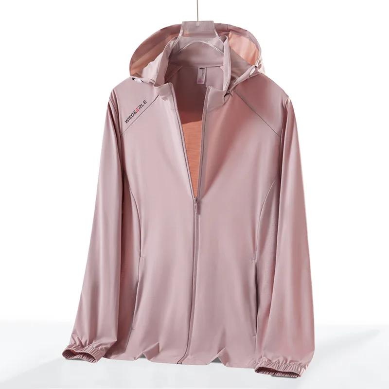 2025 Women's UPF 50+ Sun Protection UV Jacket Full Zip Lightweight Jacket Athletic Workout Hoodie