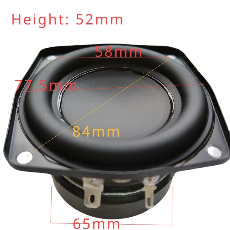 SOTAMIA 1Pcs 3 Inch Subwoofer Speaker 4 Ohm 35W Supper Bass Audio Woofer Speaker for Home Theater Sound Music Bookshelf