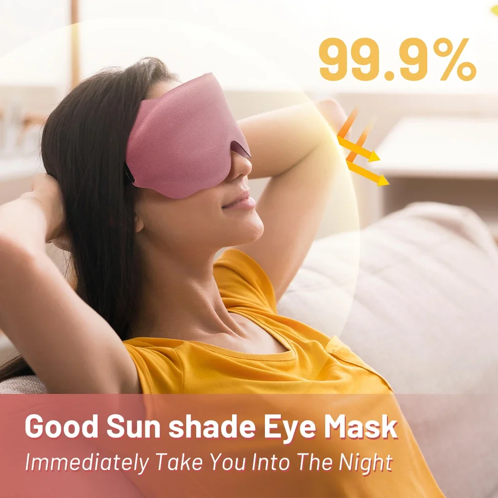 スリーピングマスク眼帯目隠しライトトラベルアイマスク 3D スリーピングマスク Slaapmasker 夜の睡眠パッチポータブルアイマスクパッド