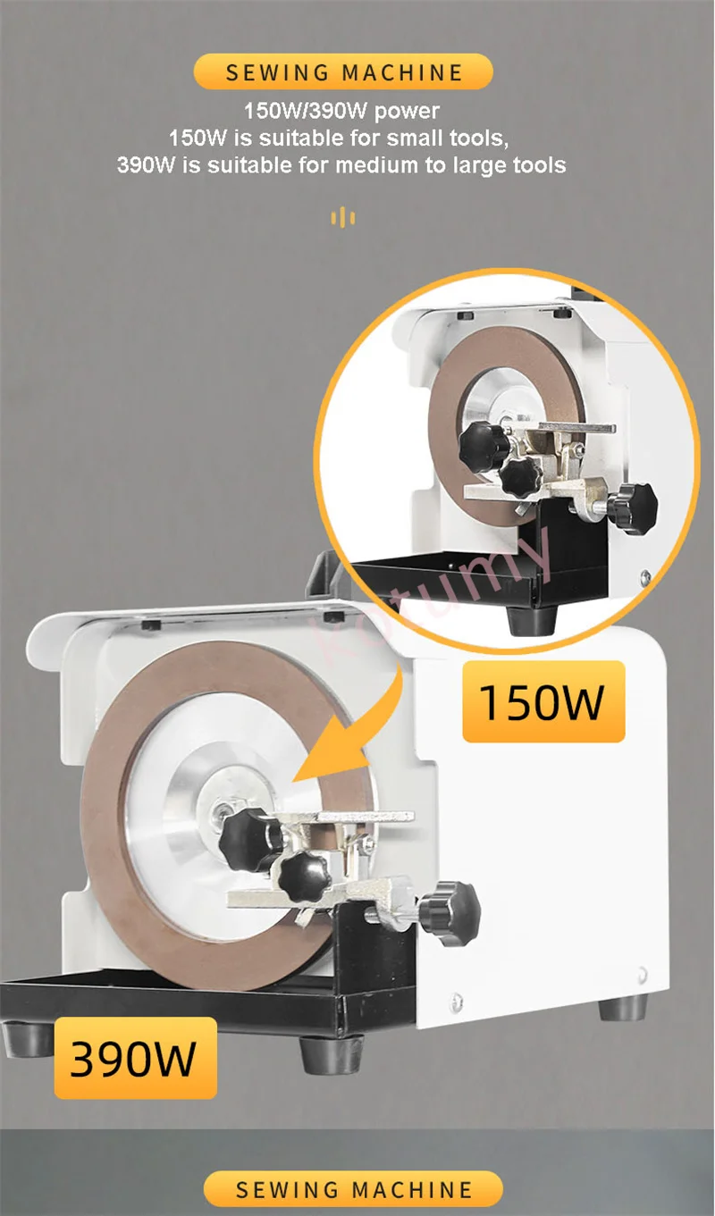 Imagem -04 - Elétrica Tesoura Apontador Apontador de Facas Adequado para Tesouras Fabricantes Lojas de Roupas Etc 390w Profissional