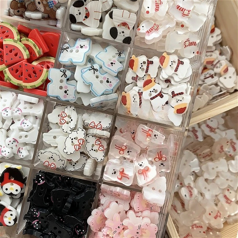 Baby Clothing Sewing - 10 個かわいい漫画子供ボタンカラフルな DIY 装飾ボタンベビーキッズ服シャツコート縫製アクセサリー