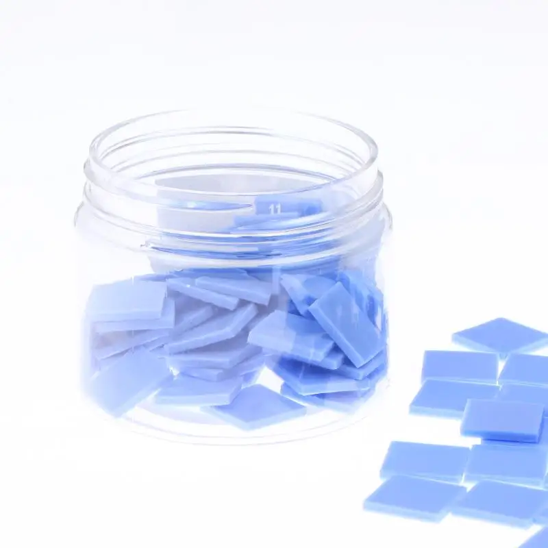 100 pièces de coussinets thermiques prédécoupés pour réparation de carte mère, CPU, IC, GPU, coussinets thermiques isolants en silicone résistant aux hautes températures