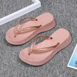 Women's Slippers Flip-flops Outdoor High Rise Beach Shoes 2023 New Indoor and Outdoor Slippers Light and Versatile Slippers