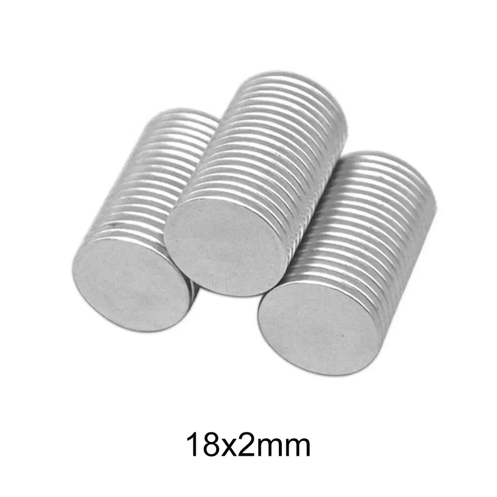 

18x2mm Fridge Magnet Round Magnet Home Storage Secure Closure Helper Used Repeatedly Circle Magnet Decorative Round Magnet