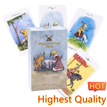 Pooh 타로 카드, 전자 책 없음, Powwow 덱 보드게임 예언 타로 카드, 오라클